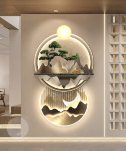 Tranh 3D trang trí lối đi hành lang