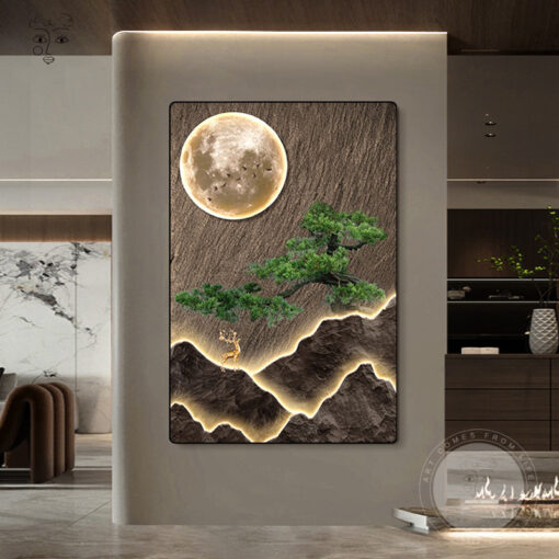 tranh-hien-dai-nui-va-mat-trang 4 Tranh hiện đại núi và mặt trăng