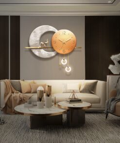 Đông hồ treo tường hình hươu nai