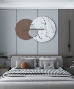 phu dieu toi gian kim loai trang tri tuong