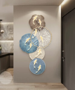 Tranh cửu ngư 3D cao cấp