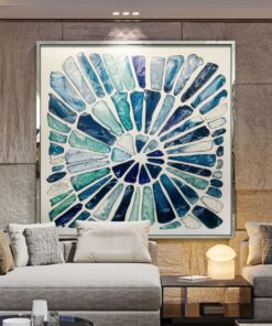 Tranh khảm trai nhân tạo sang trọng treo phòng khách