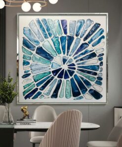 Tranh khảm trai nhân tạo sang trọng treo phòng khách