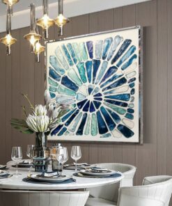 Tranh khảm trai nhân tạo sang trọng treo phòng khách