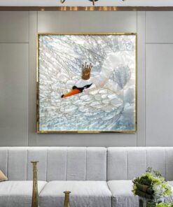 Tranh khảm trai nhân tạo hình thiên nga