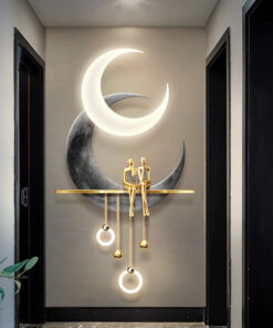 Tranh mặt trăng 3D treo tường