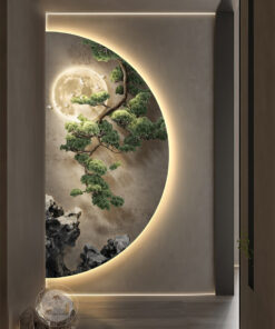 Tranh một nửa vòng tròn độc đáo