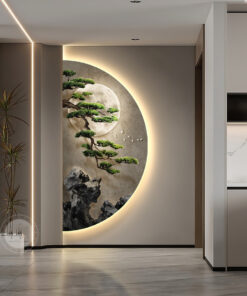 Tranh một nửa vòng tròn độc đáo