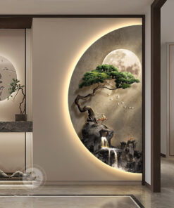 Tranh một nửa vòng tròn độc đáo