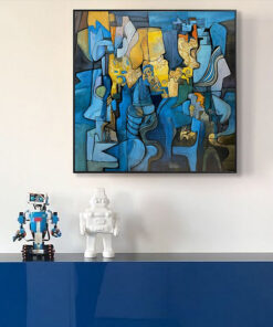 Tranh sơn dầu trừu tượng hiện đại