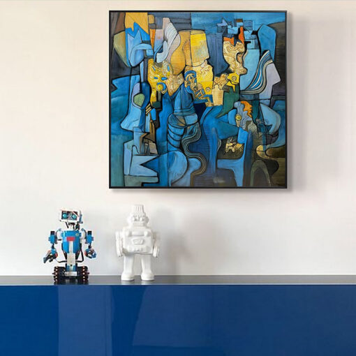 tranh-son-dau-truu-tuong-hien-dai 6 Tranh sơn dầu trừu tượng hiện đại