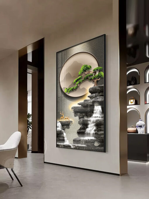 tranh-trang-tri-kho-doc 3 Tranh trang trí hành lang lối đi khổ dọc