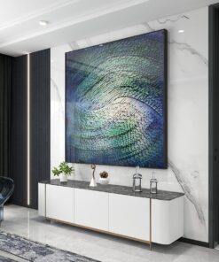 Tranh trừu tượng 3D khổ vuông