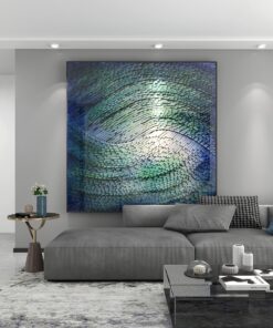 Tranh trừu tượng 3D khổ vuông