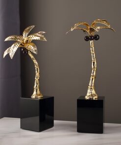 Mô hình cây dừa trang trí kệ sách