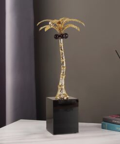 Mô hình cây dừa trang trí kệ sách