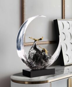 Mô hình chim hạc vượt núi để bàn