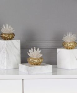 Mô hình trang trí hoa pha lê