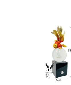 Kích thước cá vàng pha lê kèm đèn led