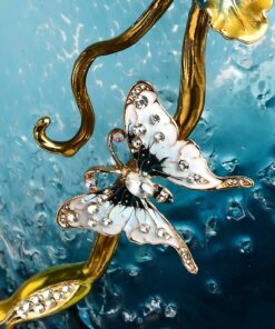 Bình hoa thủy tinh tráng men