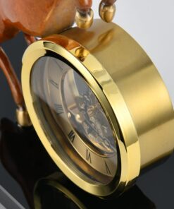 Đồng hồ hươu để bàn phòng khách