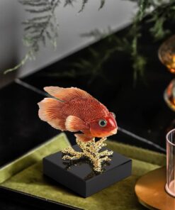 Mô hình cá vẹt trang trí kệ tivi