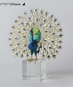 Tượng chim công để bàn