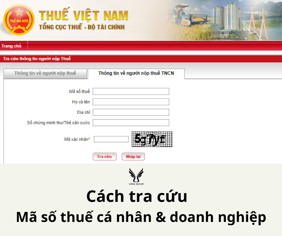 Cách tra cứu mã số thuế: Mã số thuế cá nhân và doanh nghiệp