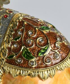 Tượng voi để bàn tráng men