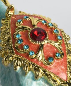 Tượng voi để bàn tráng men