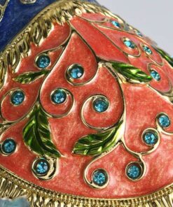 Tượng voi để bàn tráng men