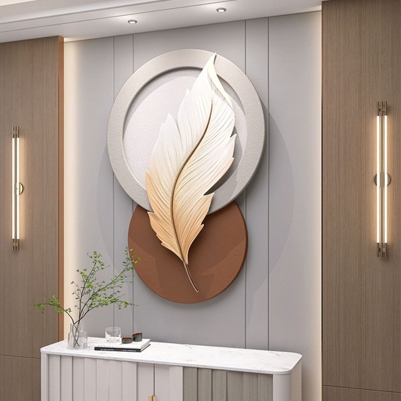 Phù điêu 3D treo nền tường sofa