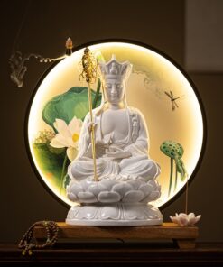 Thác khói trầm hương Địa Tạng Vương Bồ Tát