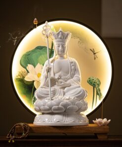 Thác khói trầm hương Địa Tạng Vương Bồ Tát