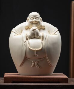 Tượng Phật Di Lặc bụng to bằng gốm sứ