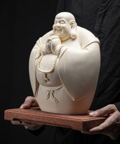 Tượng Phật Di Lặc bụng to bằng gốm sứ