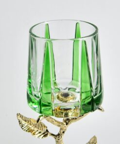 Chân nến thủy tinh