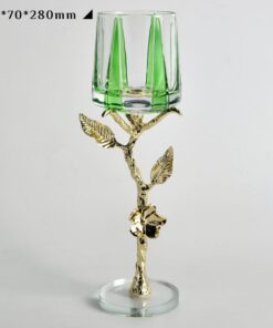 Chân nến thủy tinh