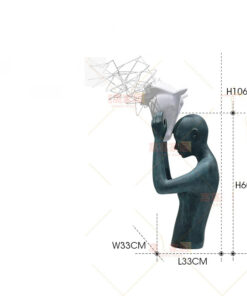 Tượng nghệ thuật trang trí sảnh khách sạn