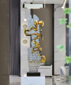 Mô hình điêu khắc trang trí chân cầu thang