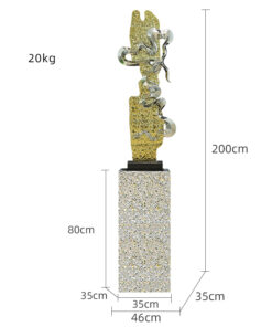 Mô hình điêu khắc trang trí chân cầu thang