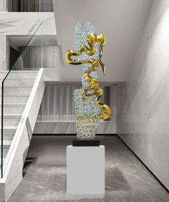 Mô hình điêu khắc trang trí chân cầu thang