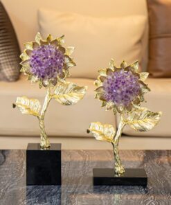 Mô hình hoa hướng dương pha lê