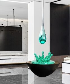 Tác phẩm điêu khắc giọt nước treo