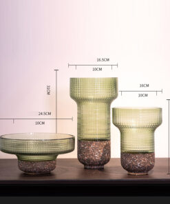 Bộ bình cắm hoa cổ rộng