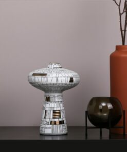 Bình gốm trang trí cắm hoa khô