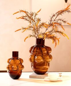 Bình hoa hình bong bóng thủy tinh