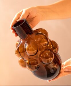 Bình hoa hình bong bóng thủy tinh