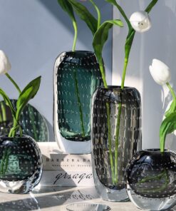 Bình hoa nghệ thuật bày bàn ăn