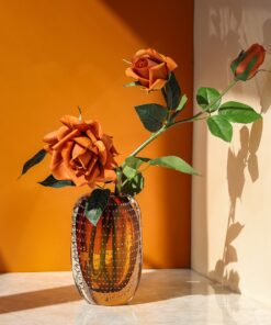 Bình hoa nghệ thuật bày bàn ăn